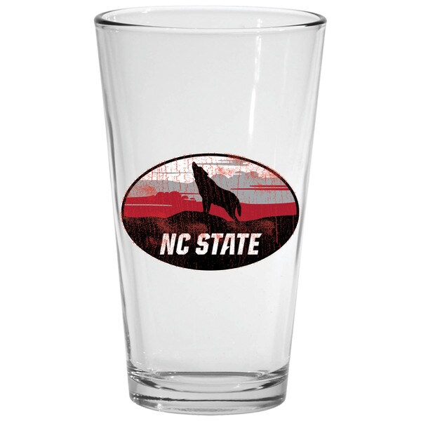 16 oz. Pint Glass Mountain Wolf